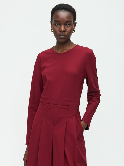 Jackie Kleid/LS Technical Jersey | Amaranto