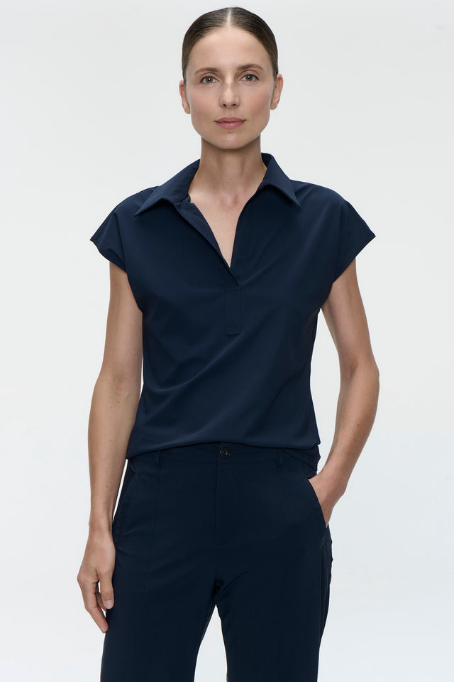 Kitty top technical jersey Kitty top technical jersey | Blue