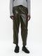 Daphne eco leather pants | Army
