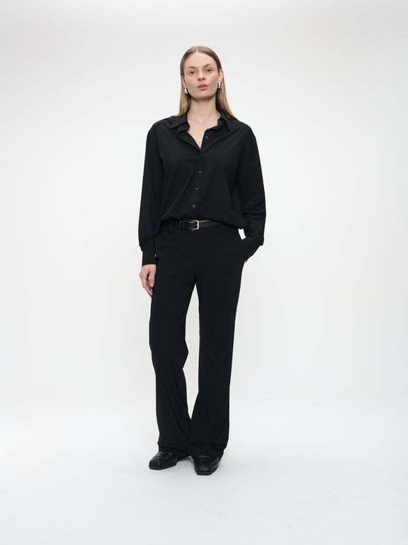Ivona Bluse technical jersey | Black