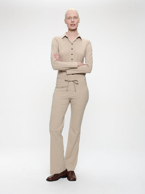 Bluse Betty Easy Wear Technical Jersey | Sand