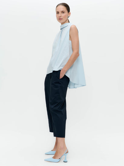 Dolche Vitas Popeline-Top | Hellblau