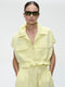 Chiko taffeta jacket | Yellow
