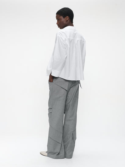 Limone Studio Popeline-Bluse | Weiß