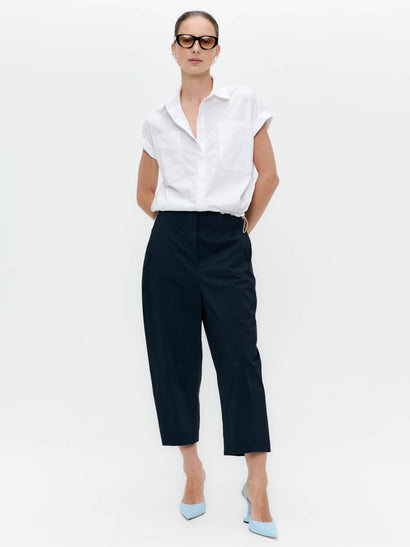 Renate poplin blouse | White