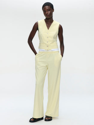 Kay structure tech jersey vest | Yellow
