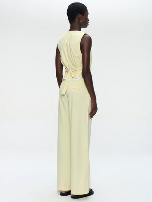Kay structure tech jersey vest | Yellow