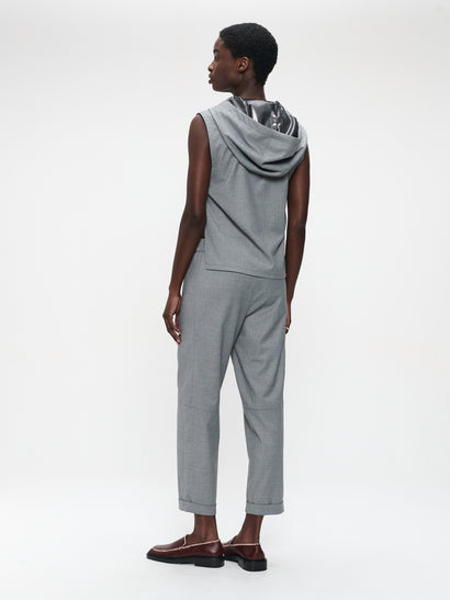 Daphne viscose pants | Light grey