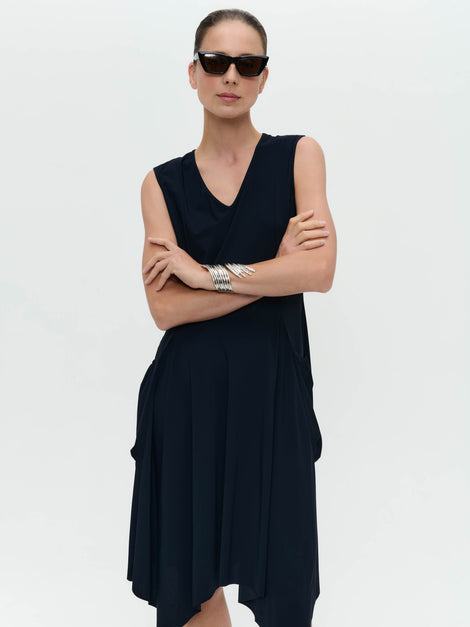 Caro WS dress technical jersey | Blue