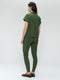 John stretch technical jersey Hose | Oliva green