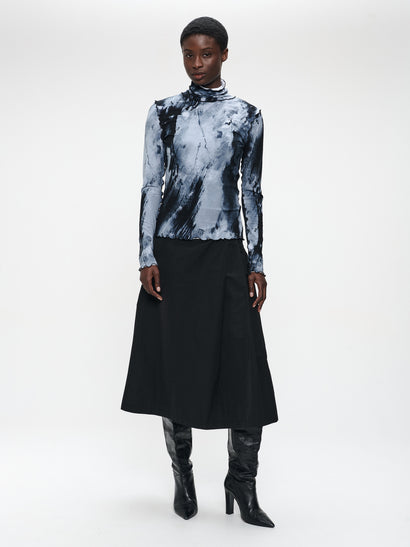 Janice allover print top | Allover
