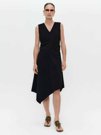 Annet dress technical jersey | Black