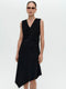 Annet dress technical jersey | Black