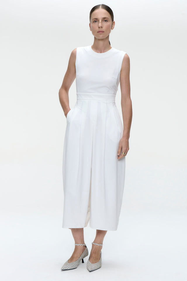 Jackie dress technical jersey Jackie dress technical jersey | White