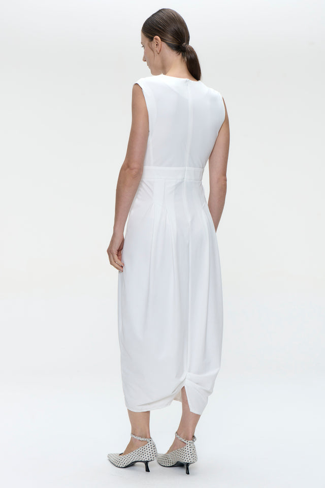 Jackie dress technical jersey Jackie dress technical jersey | White