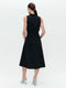 Anita poplin dress | Black