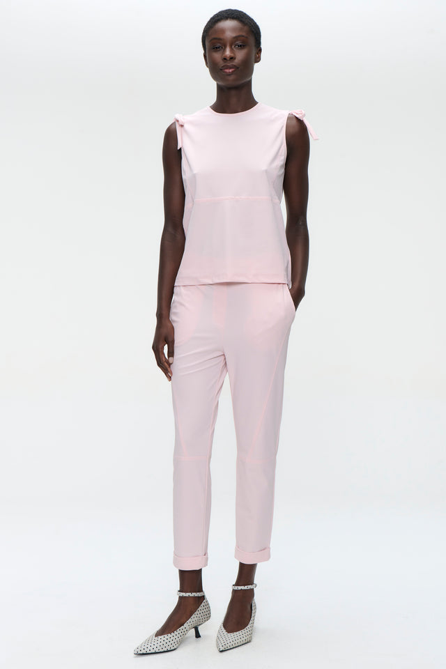 Ariane structure tech jersey top Ariane structure tech jersey top | Pink