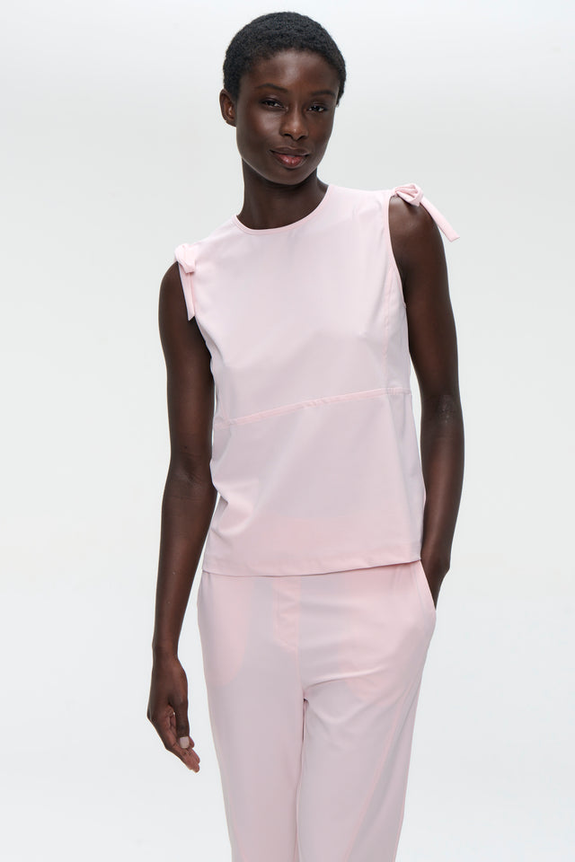 Ariane structure tech jersey top Ariane structure tech jersey top | Pink