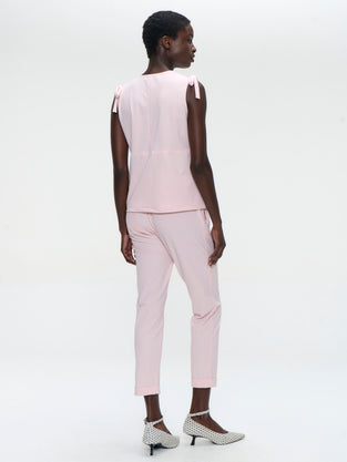 Ariane structure tech jersey top | Pink
