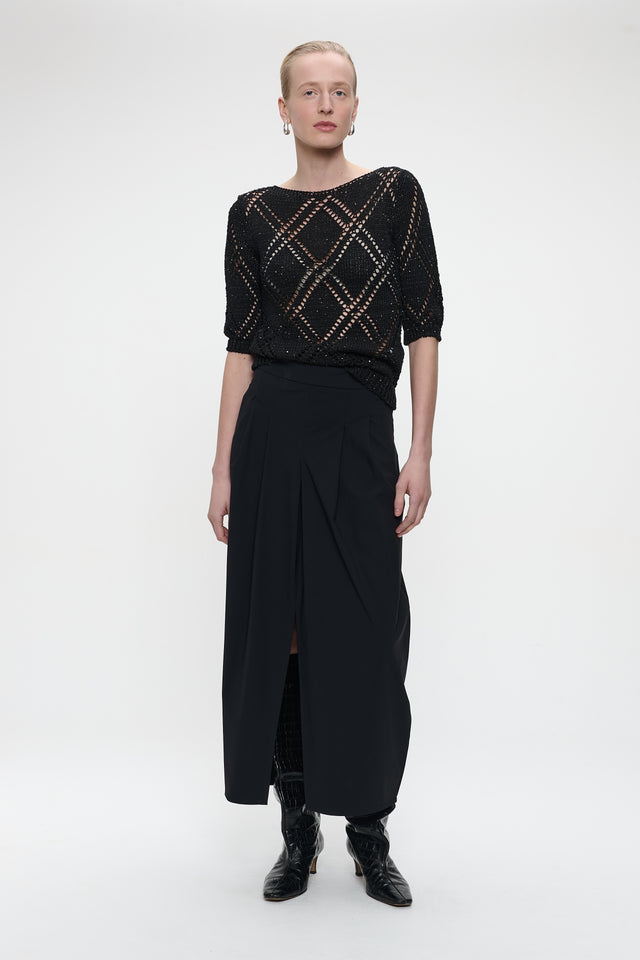 Jack skirt technical jersey Jack skirt technical jersey | Black