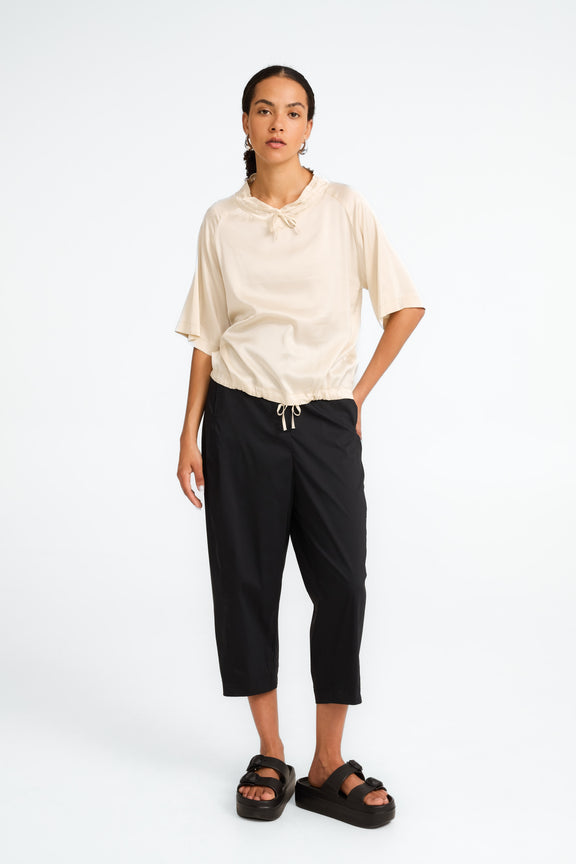 Gia stretch Viskose top | Ecru