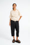 Gia stretch Viskose top | Ecru