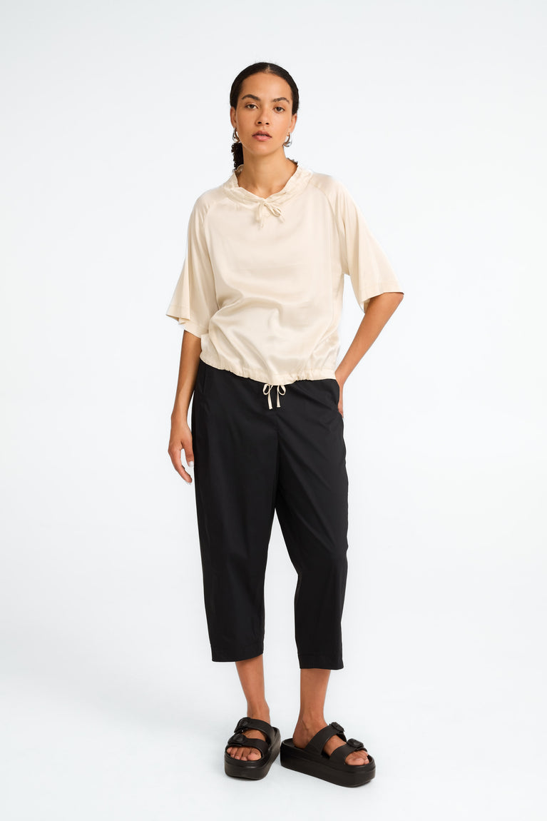 Gia stretch Viskose top | Ecru