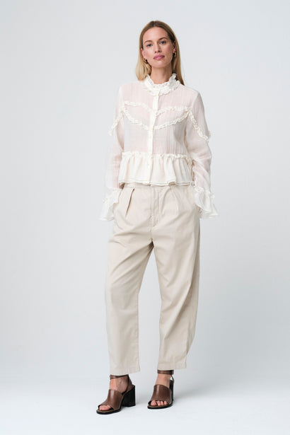 Netty bohemian style Blouse | White