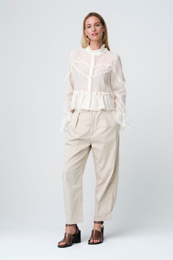 Netty bohemian style Blouse Netty bohemian style Blouse | White