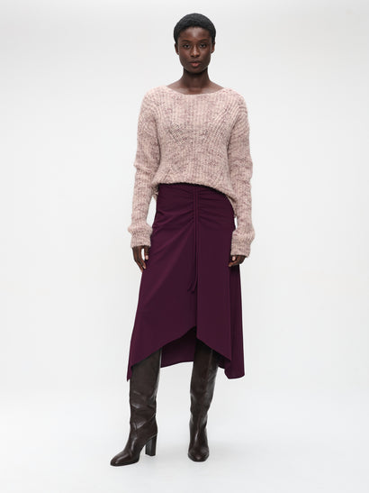 Tine skirt technical jersey | Cherry