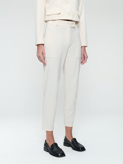 Ber stretch technical jersey pants | Light Sand