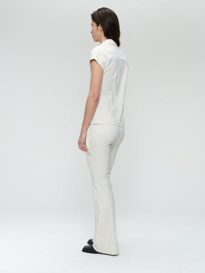Eliya stretch technical jersey pants | Light Sand