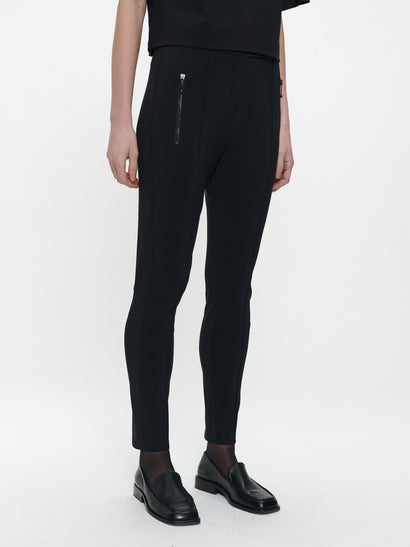 Kaya pants bonded tech jersey | Black