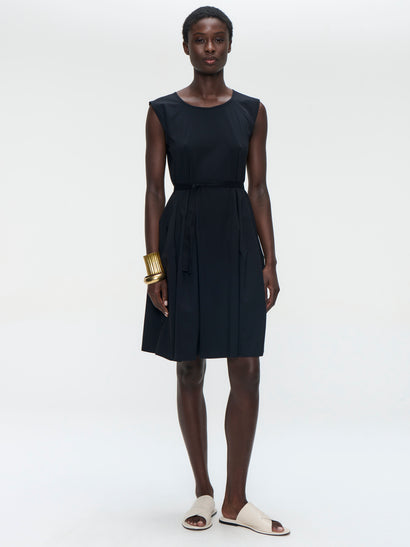 Erika dress technical jersey | Black