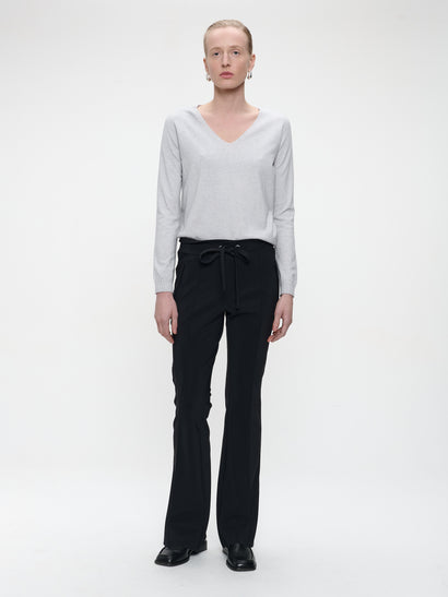 Nadenloze viscose trui NB186 | Grijs