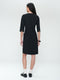 Martinas stretch technical jersey dress | Black