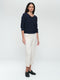 Seamless Baumwolle pullover 317 | Blue