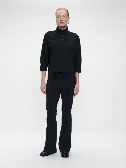 Angelika top technical jersey | Black
