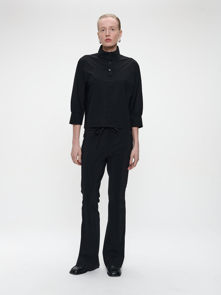Angelika top technical jersey | Black