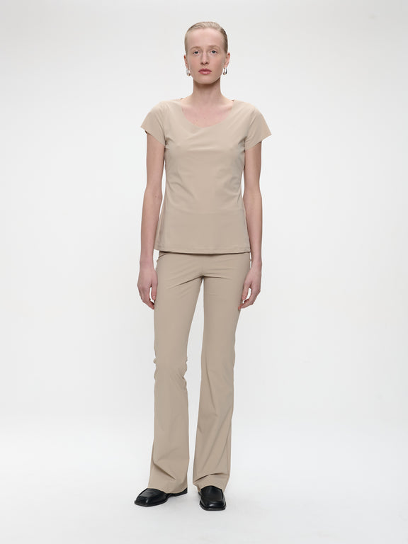 T shirt Sara Easy Wear Technical Jersey | Sand