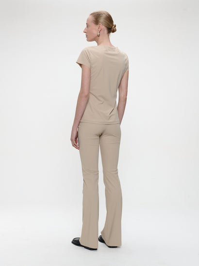 Pants Eliya Easy Wear flair Technical Jersey | Sand