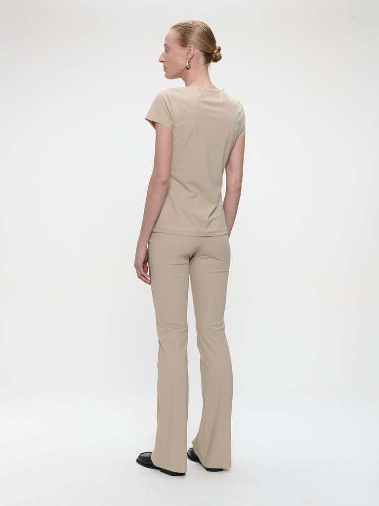 Pants Eliya Easy Wear flair Technical Jersey | Sand