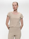 T shirt Sara Easy Wear Technical Jersey | Sand