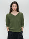 Seamless cotton pullover 317 | Verde