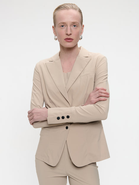 Blazer Roma Easy Wear Technical Jersey | Sand