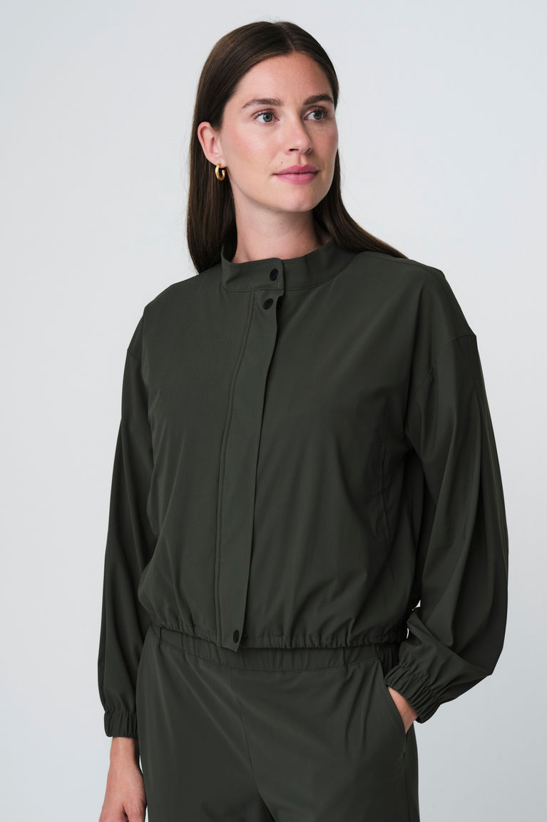Franz jacket technical jersey | Army