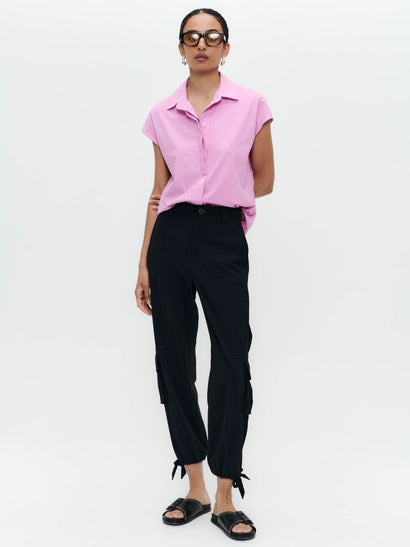 Wilma blouse technical jersey | Pink