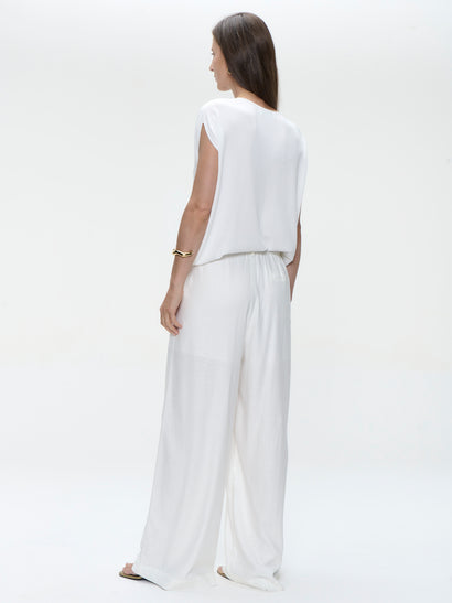 Takara Leinen-Mix-Hose | Weiß