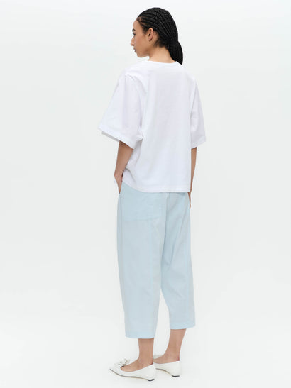Carry mix cotton top | White