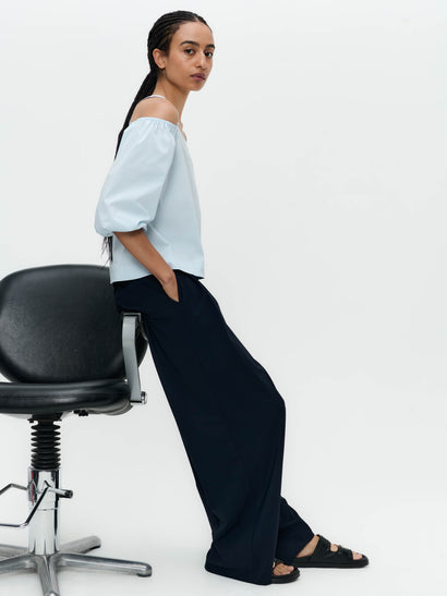 Thea pants technical jersey | Blue